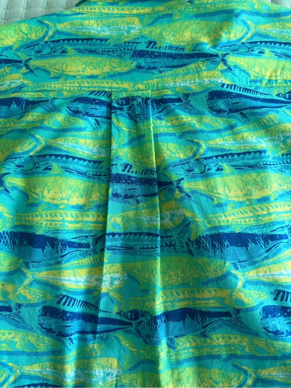 Vineyard Vines Murray Shirt Fish Print | Classic Fit Button Down | L - Picture 4 of 7